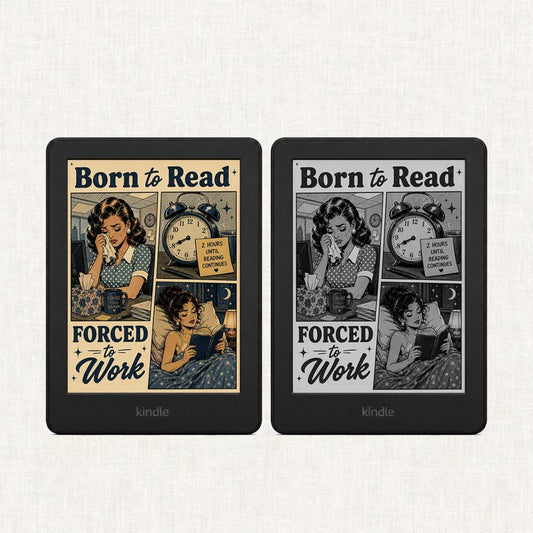 Born To Read Kindle Lock Screen