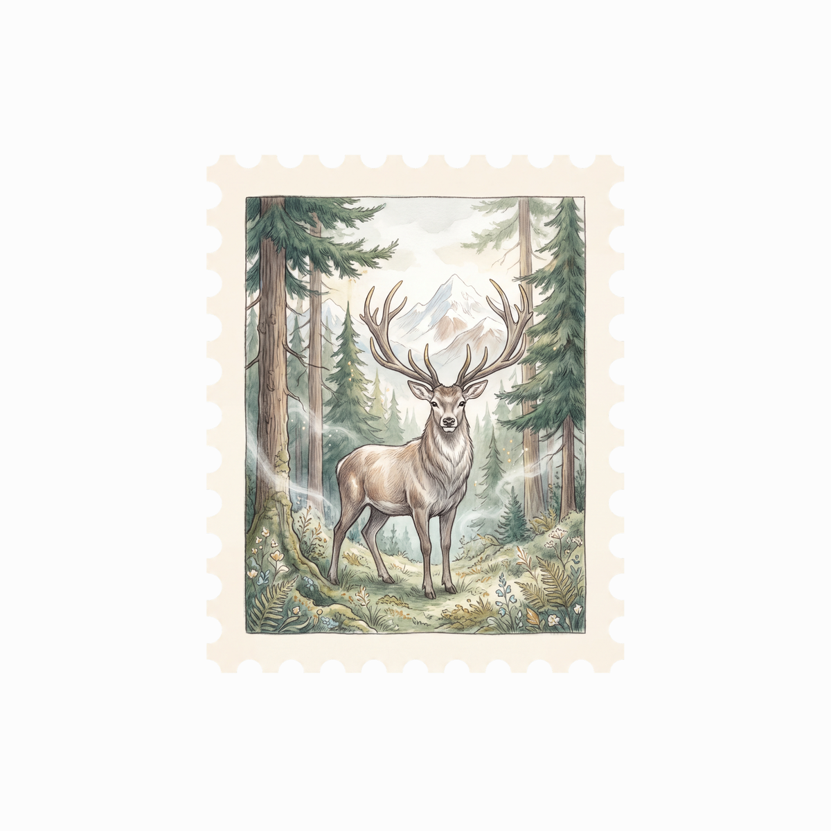 Wild Stag Digital Sticker