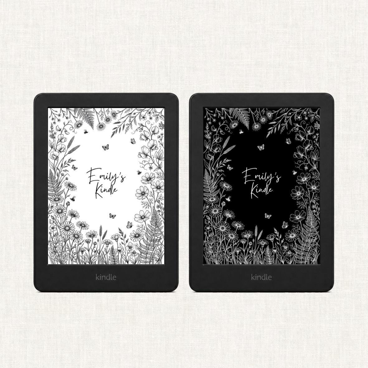 Personalised Flower Garden Lock Screen