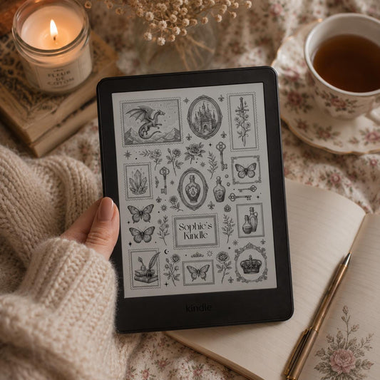 Kindle Paperwhite Personalized Lock Screen, Kindle Fantasy Lock Screen, Kindle Paperwhite, Kindle Screensaver, Kindle Wallpaper,