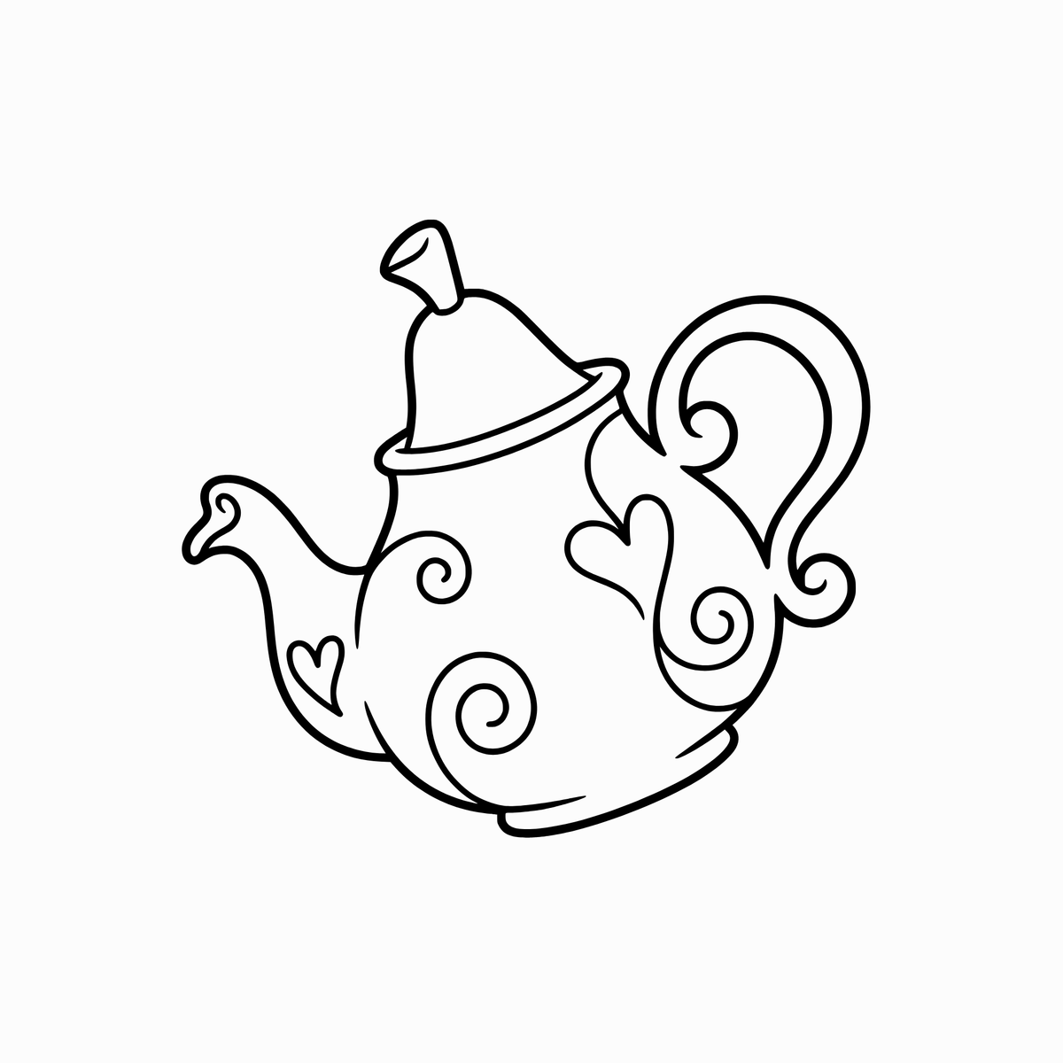 Wonderland Teacup | SVG Cricut File