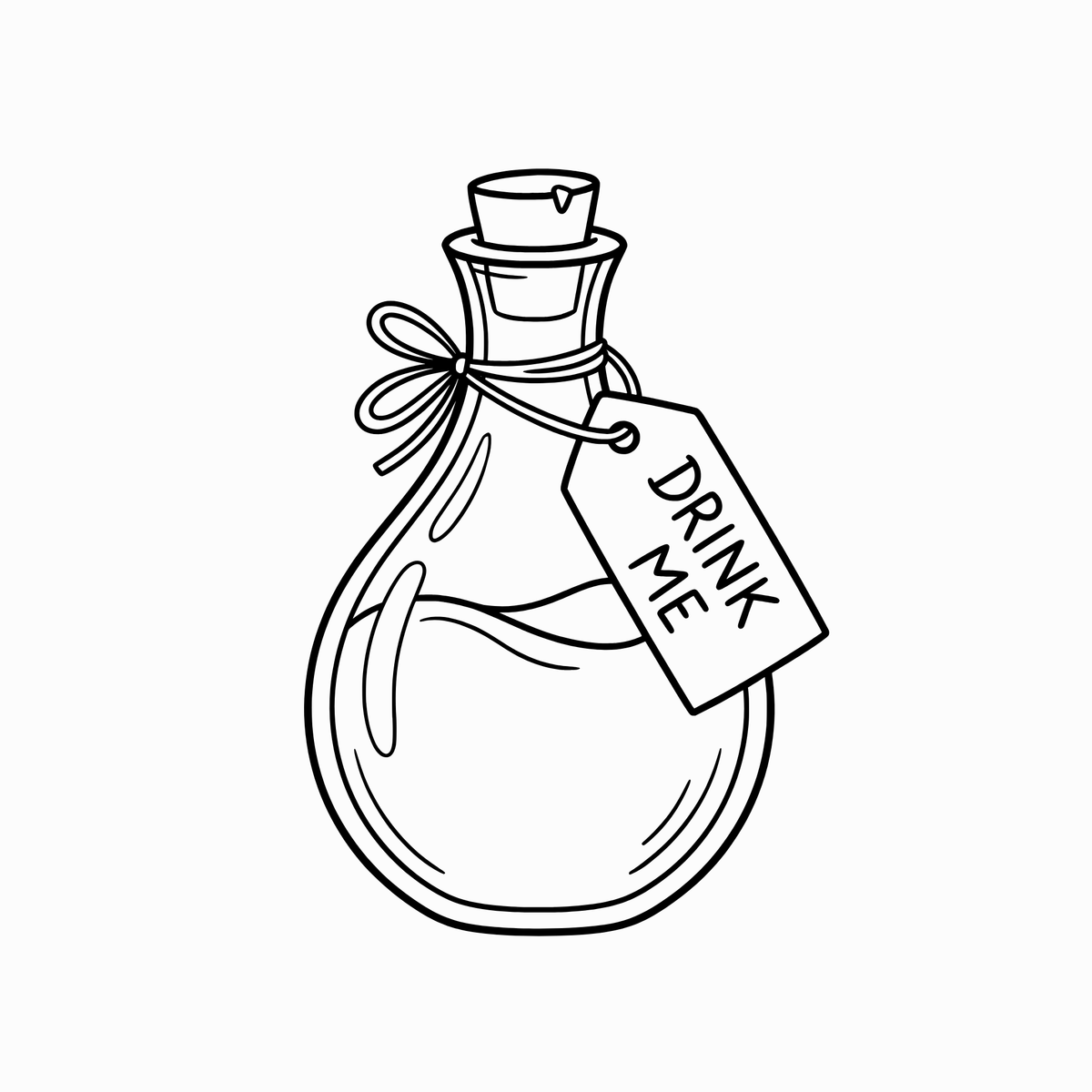 Wonderland Drink Me | SVG Cricut File