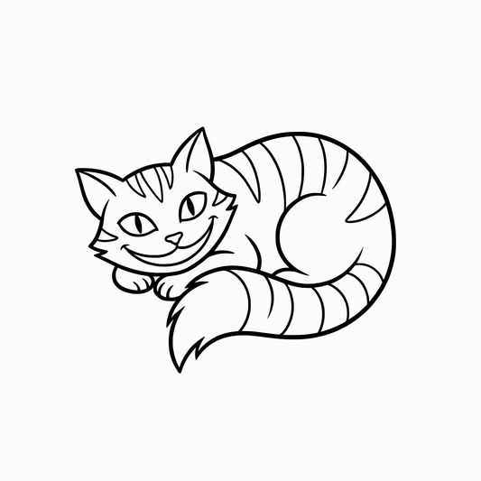 Wonderland Cheshire Cat | SVG Cricut File