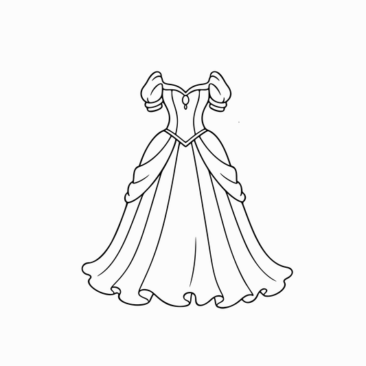 Princess Dress | SVG Cricut File
