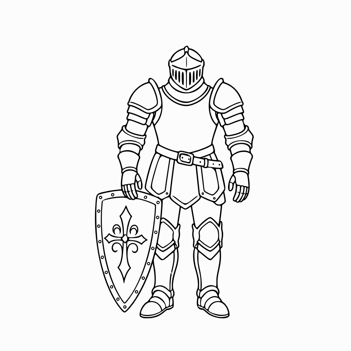 Knight in Armour | SVG Cricut File