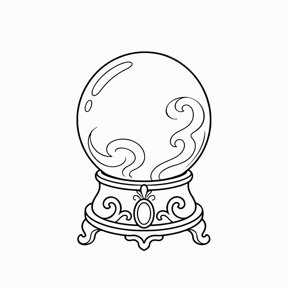 Crystal Ball | SVG Cricut File