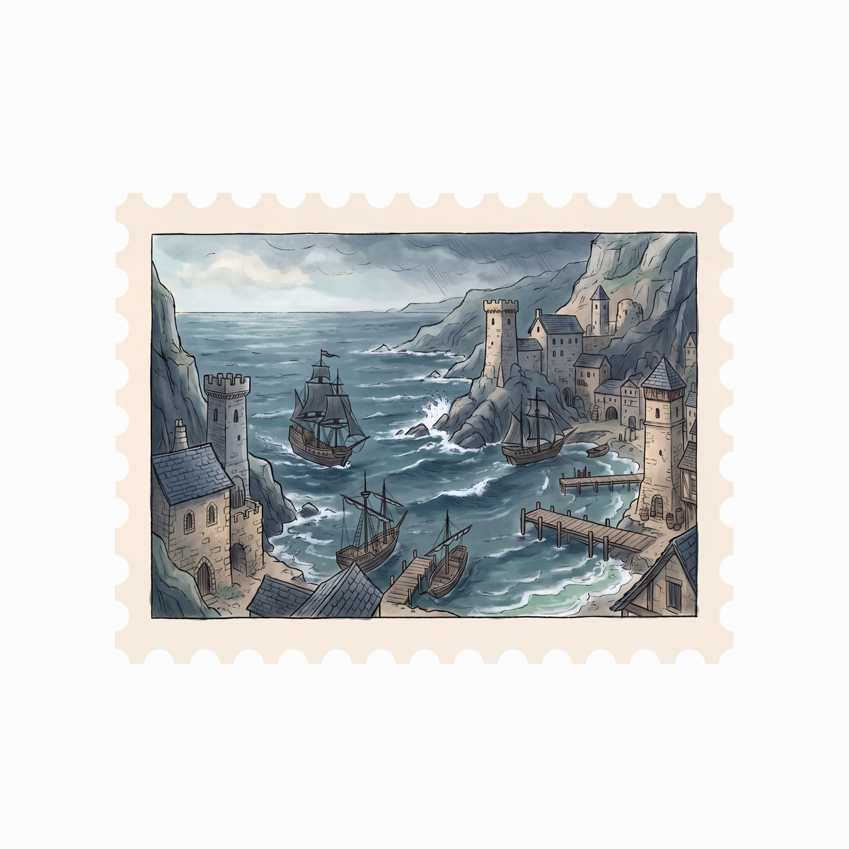 Ships Bay Digital Sticker
