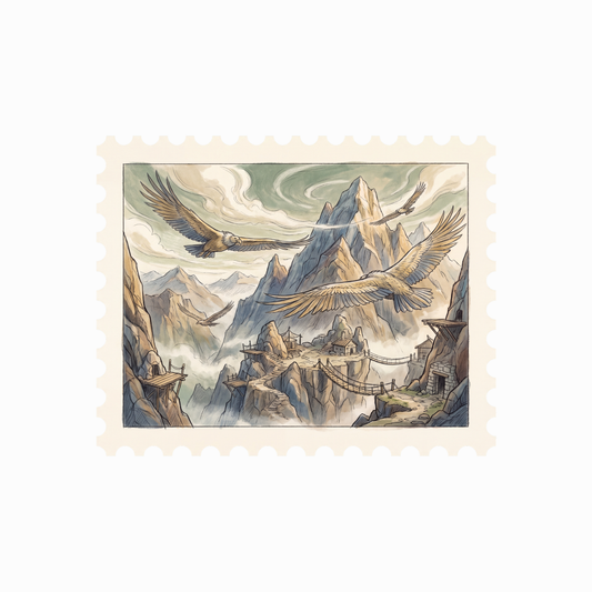 Mountain Aerie Digital Sticker