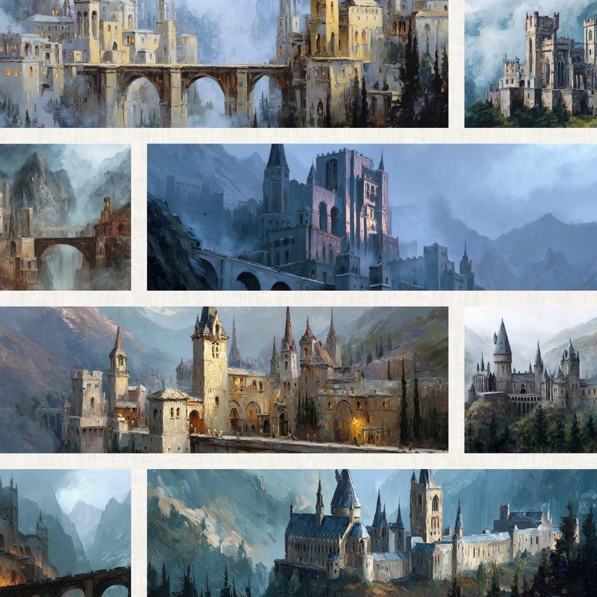Fantasy Digital Endpaper Collection