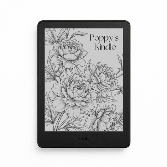 Personalised Peonies Lock Screen