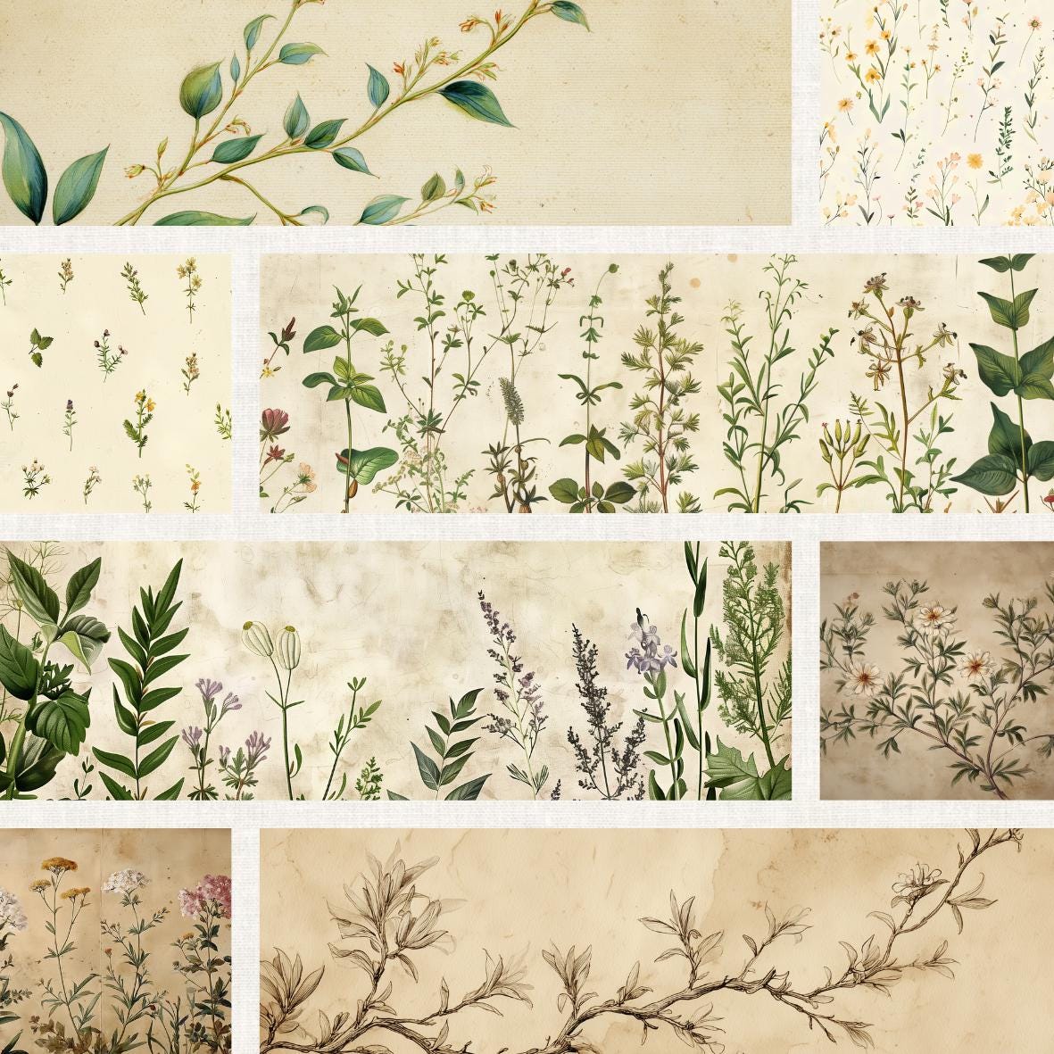 Fantasy Digital Endpaper Collection