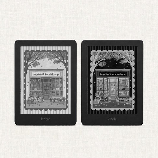 Personalised Cosy Bookshop Lock Screen
