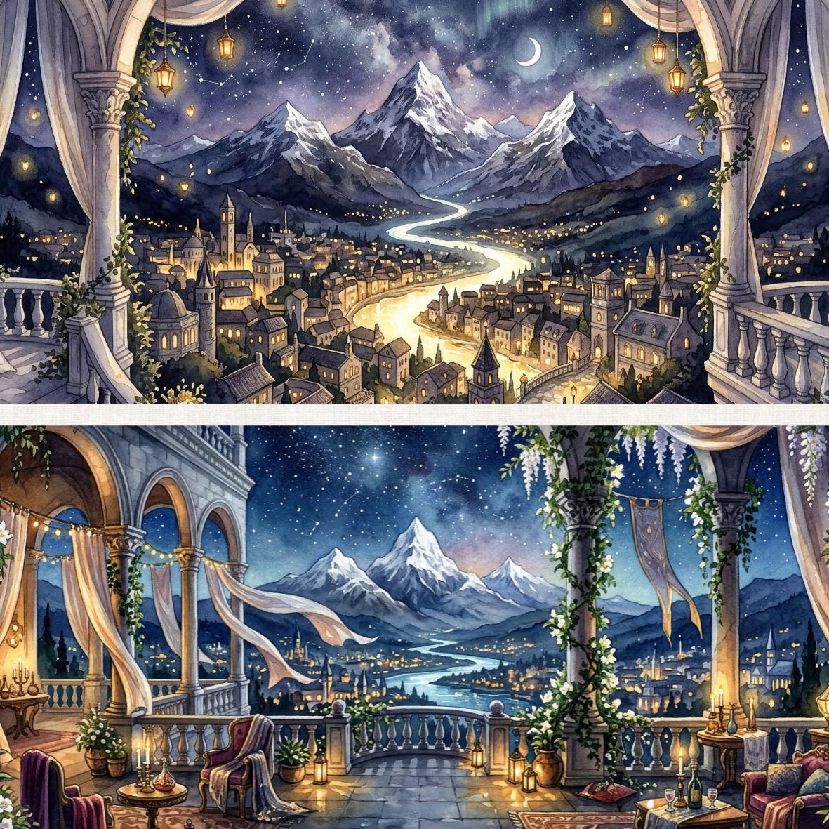 Fantasy Digital Endpaper Collection