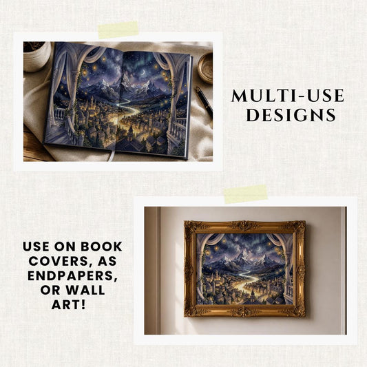 Fantasy Digital Endpaper Collection
