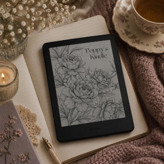 Personalised Peonies Lock Screen