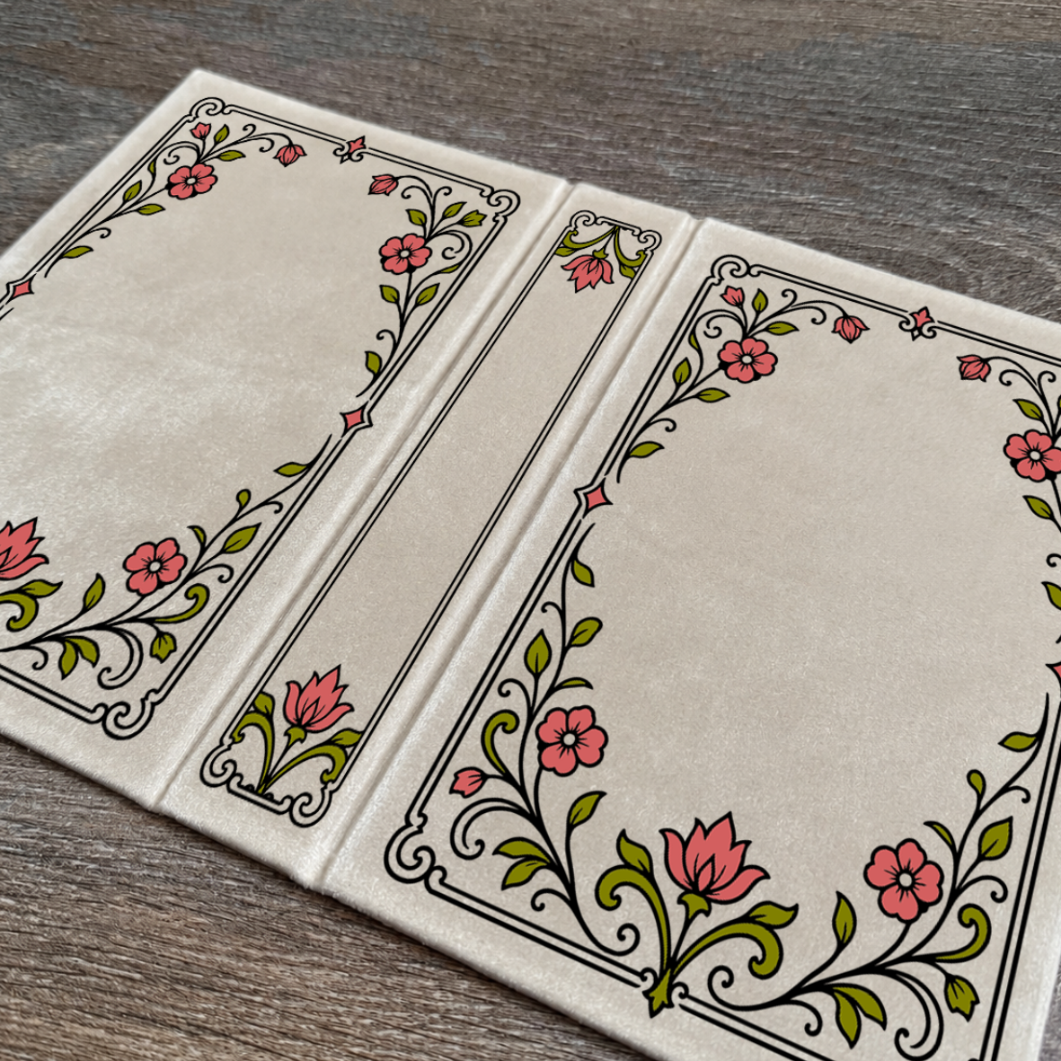 Vintage Flower Layered SVG