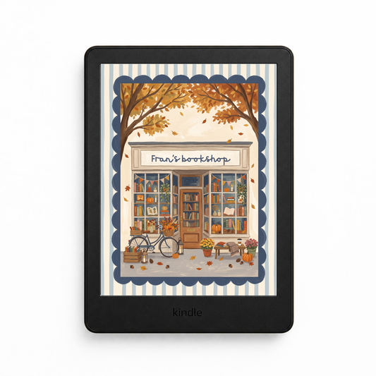 Personalised Cosy Bookshop Lock Screen