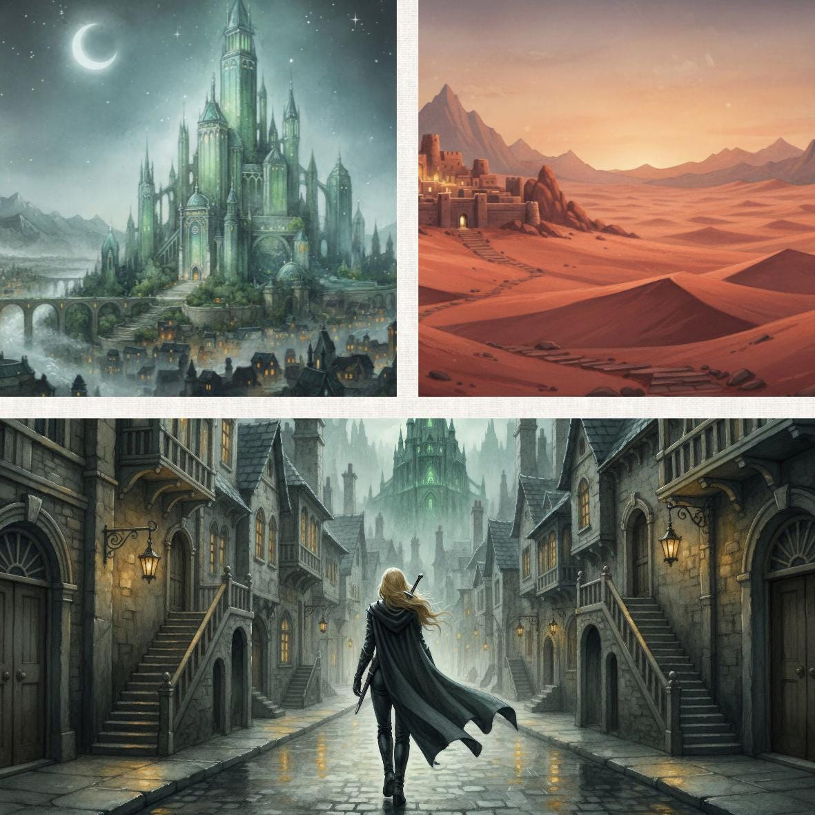 Fantasy Digital Endpaper Collection