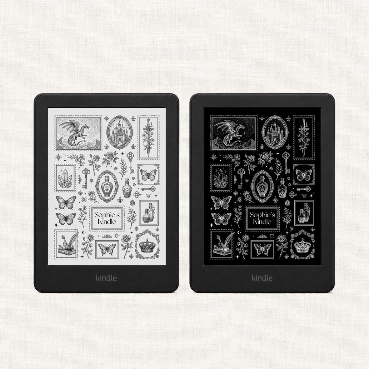 Kindle Paperwhite Personalized Lock Screen, Kindle Fantasy Lock Screen, Kindle Paperwhite, Kindle Screensaver, Kindle Wallpaper,