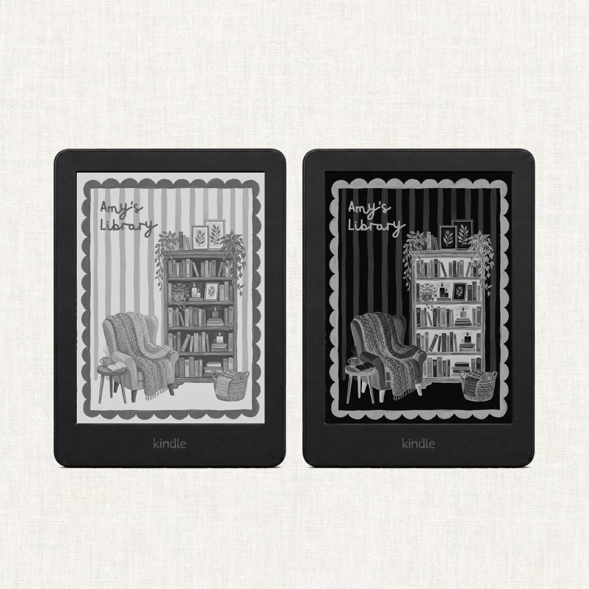 Personalised Cosy Cafe Lock Screen