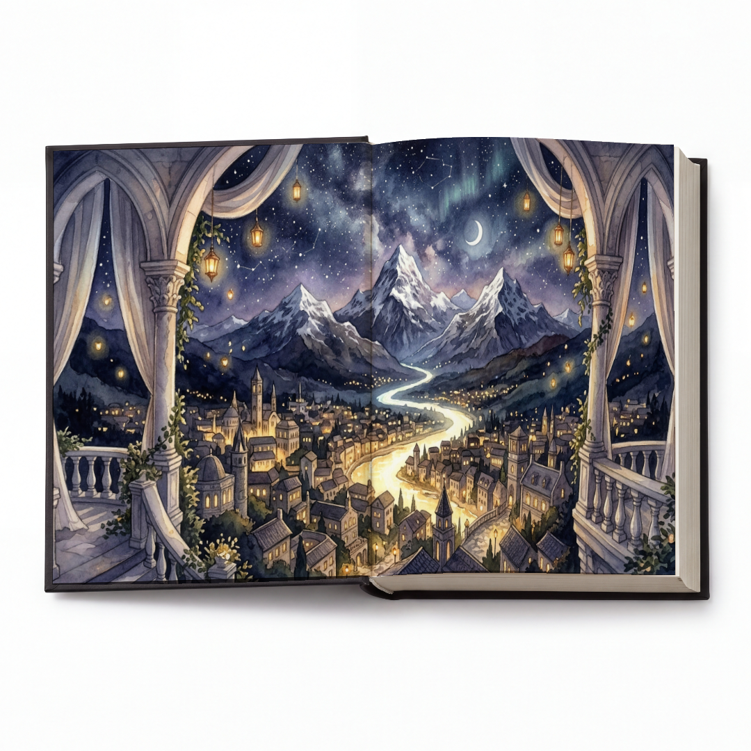 Starlight City Digital Endpaper