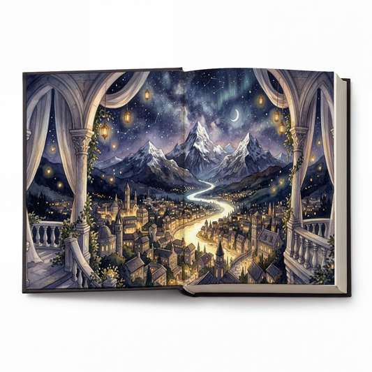 Starlight City Digital Endpaper